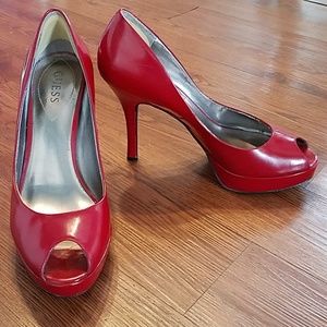 Guess platform heels